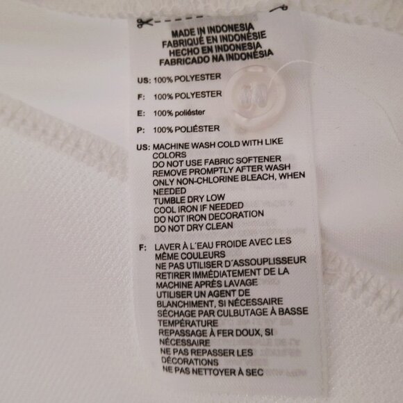 Adidas Polo Golf Basketball Shirt Women’s Size XL Ridgebacks Logo NewWTags White - Picture 13 of 14